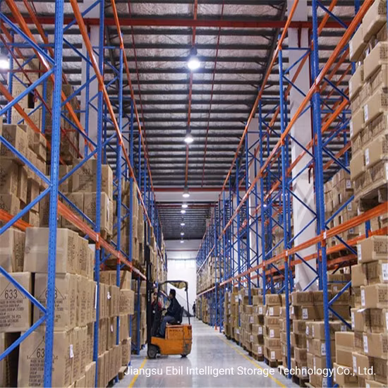 Estante resistente de acero de los montantes y de las vigas del estante del almacenamiento de la plataforma Q235 del almacenamiento de Warehouse del equipo logístico