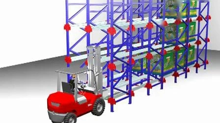 Tormento de plataforma de lanzadera de radio personalizado resistente de alta velocidad para almacenamiento en almacén